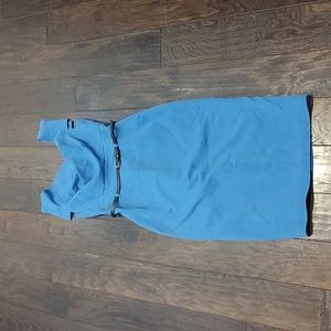 Black Halo Jackie O Dress Size 4 Cornflower Blue